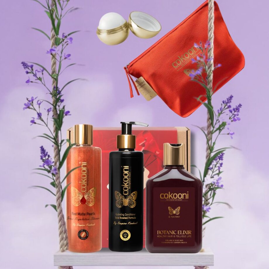 Red pearls shampoo & conditioner gold boosted & botanic elixir